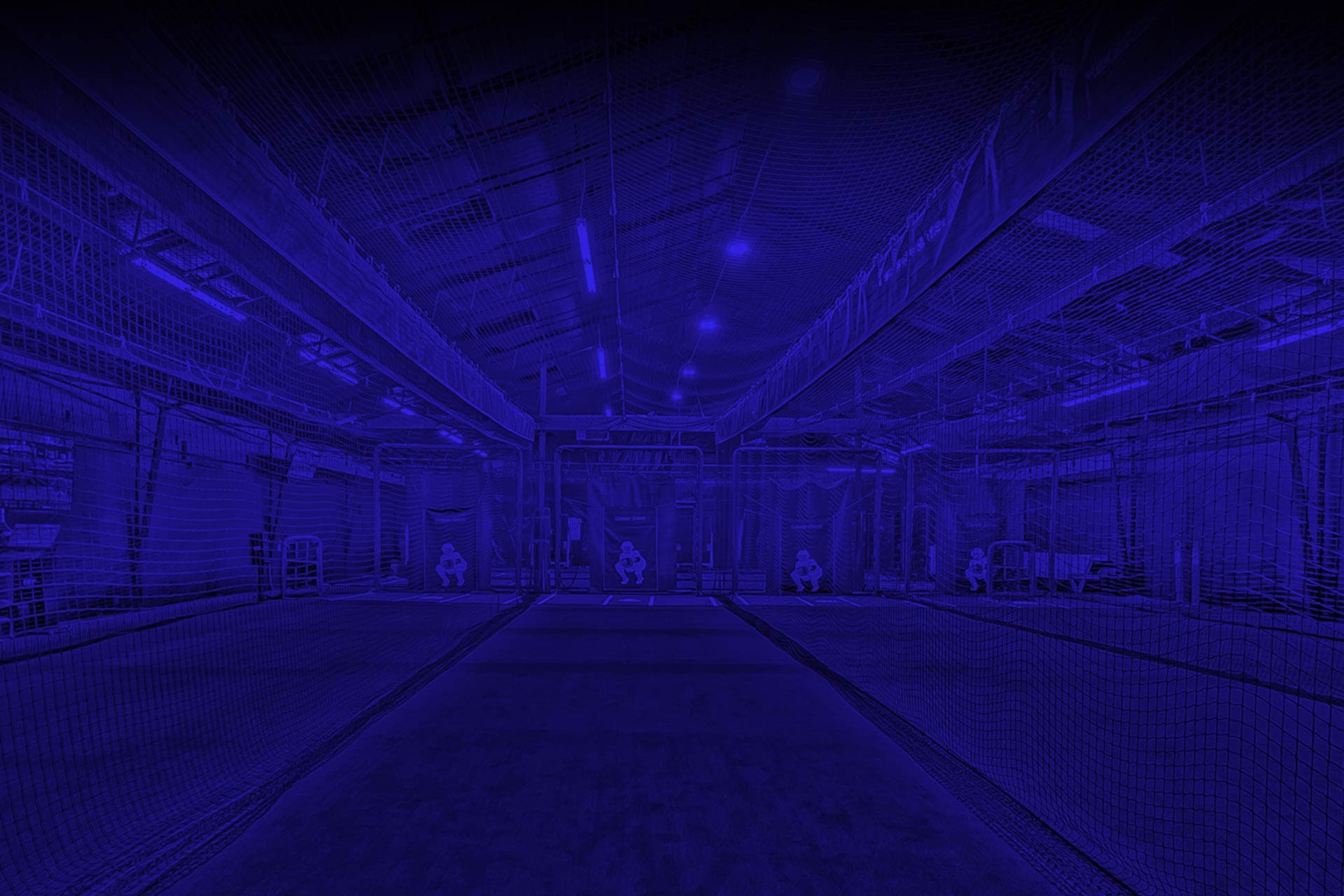 Batting lanes at Nukes Warehouse